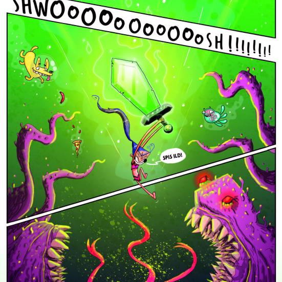 Forside af folderen "tegneserier"