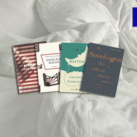 Fire bogforsider: Sovebogen, Natten, Havelågebogen og Den store danske drømmebog