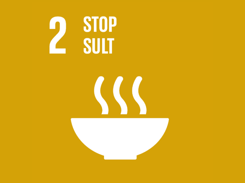 Ikon for FN's verdensmål nr. 2