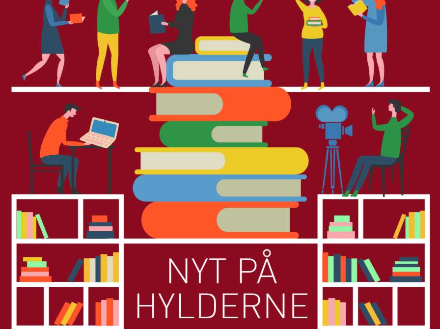 Forside af folderen "Nyt på hylderne nr. 5, 2025"